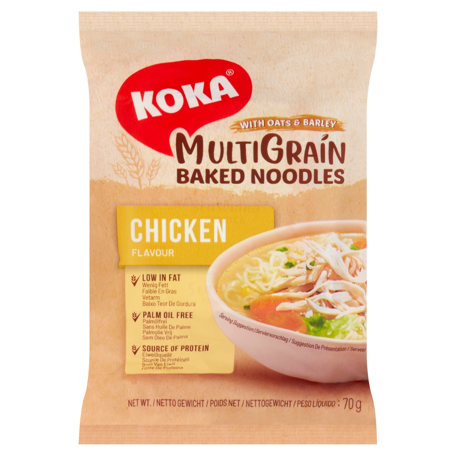 Koka Chicken Multigrain Baked Noodle (70 g)