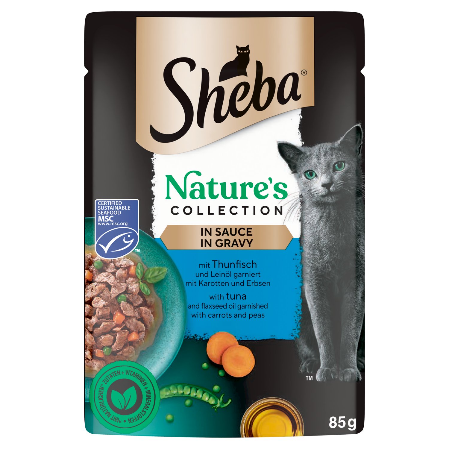 Sheba Tuna in Gravy Nature's Collection Pouch (85 g)