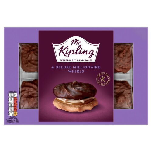 Mr Kipling Deluxe Million Whirl 6 pack (189 g)