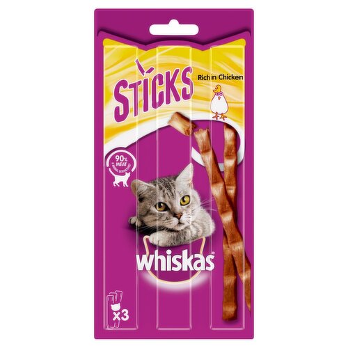 Whiskas Rich In Chicken 3 Sticks (18 g)