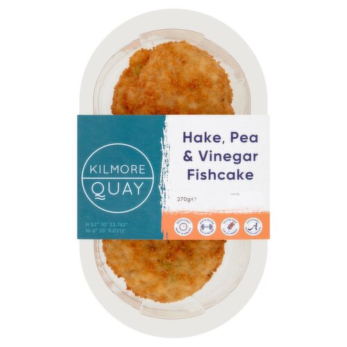 Kilmore Quay Hake Pea & Vinegar Fishcake 2 Pack (270 g)