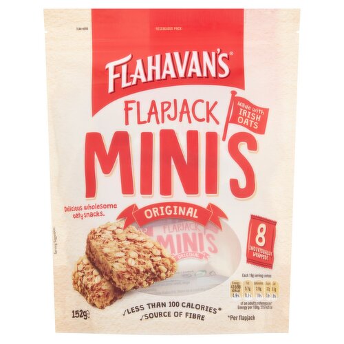 Flahavan's Original Mini Flapjacks 8 Pack (19 g)