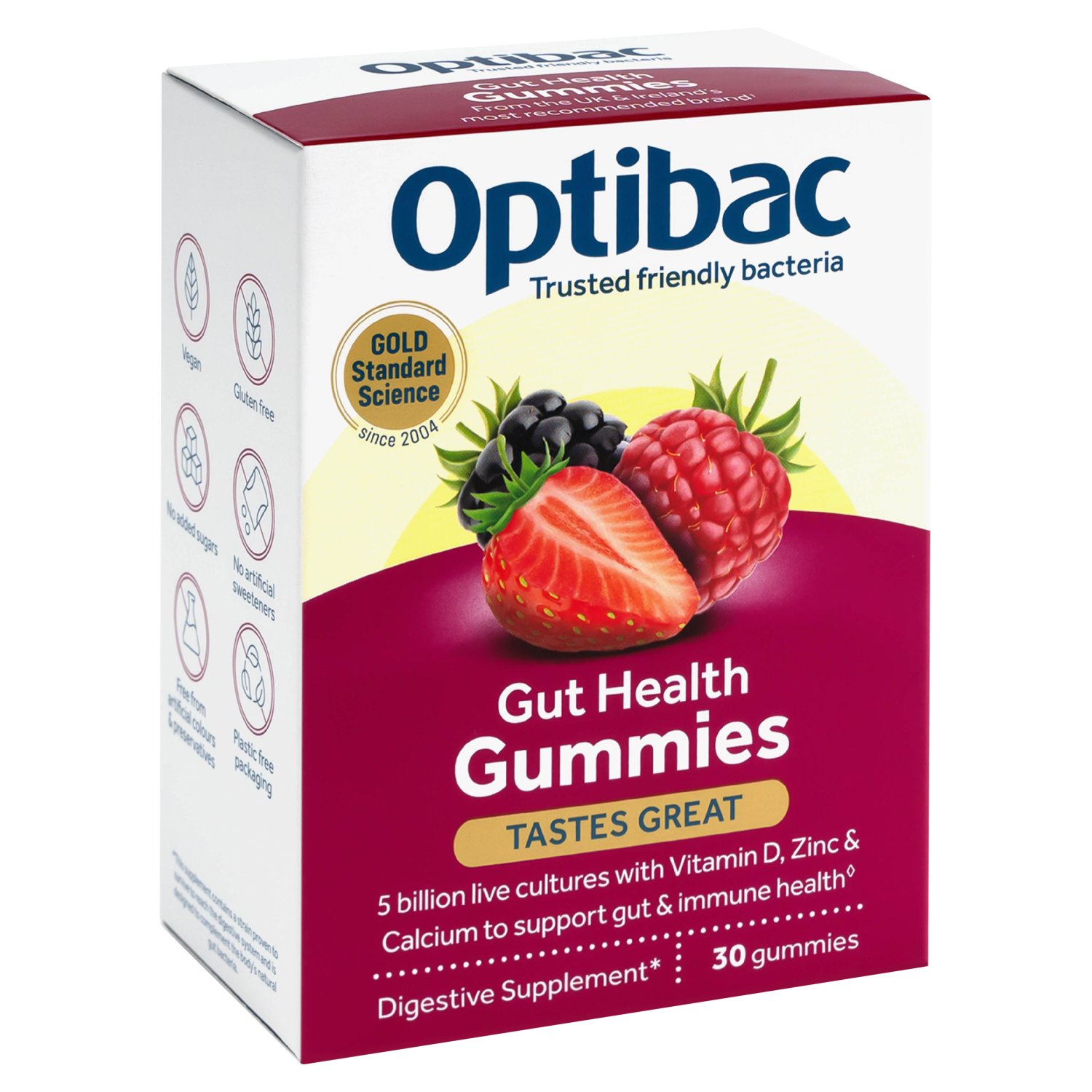 Optibac Mixed Berry Adult Gummies (30 Piece)