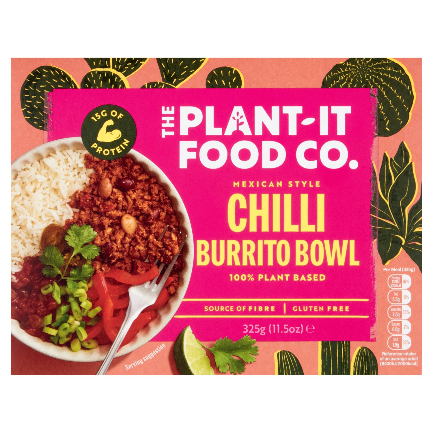 The Plant It Food Co Chilli Burrito Bowl (325 g)