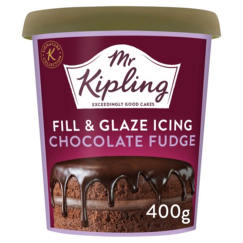 Mr Kipling Chocolate Fudge Fill & Glaze Icing (400 g)