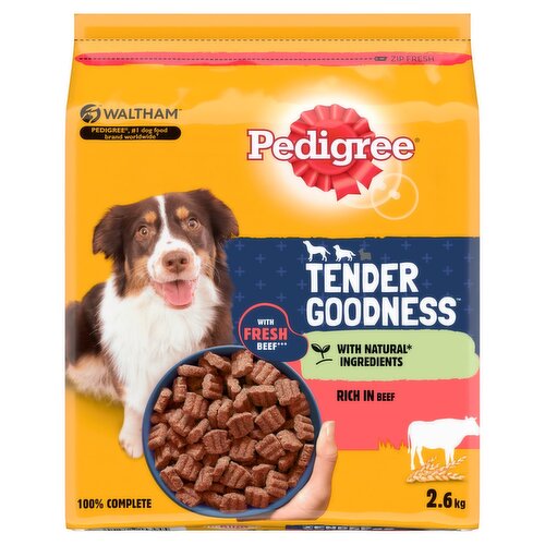 Pedigree Tender Goodness M/L Adult Beef (2.6 kg)