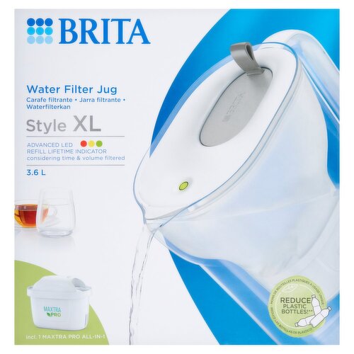 Brita Style Rita Maxtra Pro Grey Extra Large 3.6 Litre (1 Piece)