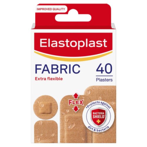 Elastoplast Fabric Extra Flexible Plasters (40 Piece)