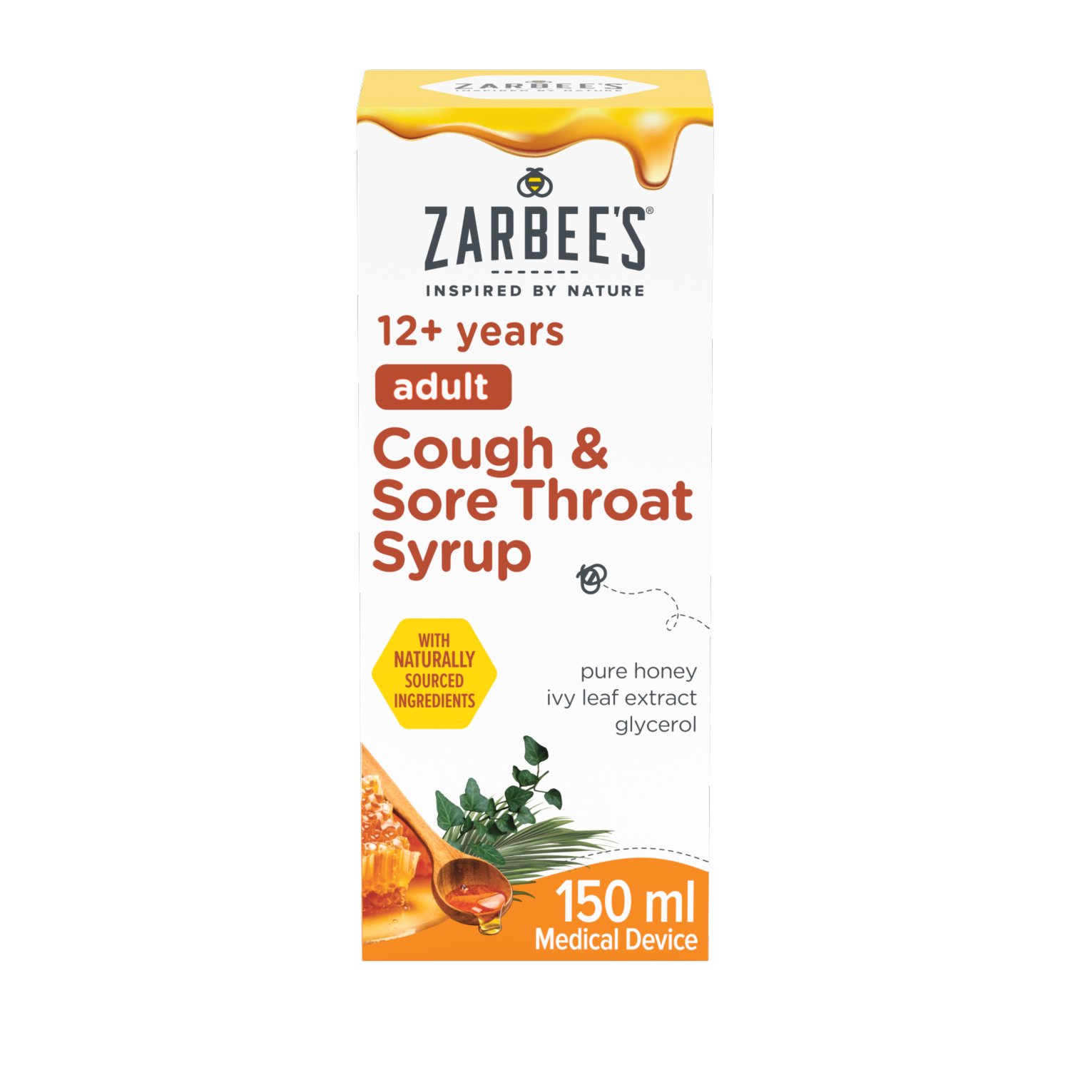 Zarbee's Adult Cough & Sore Throat Syrup (150 ml)