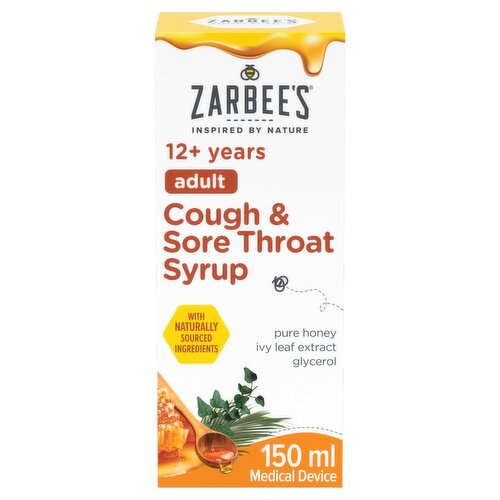 Zarbee's Adult Cough & Sore Throat Syrup (150 ml)