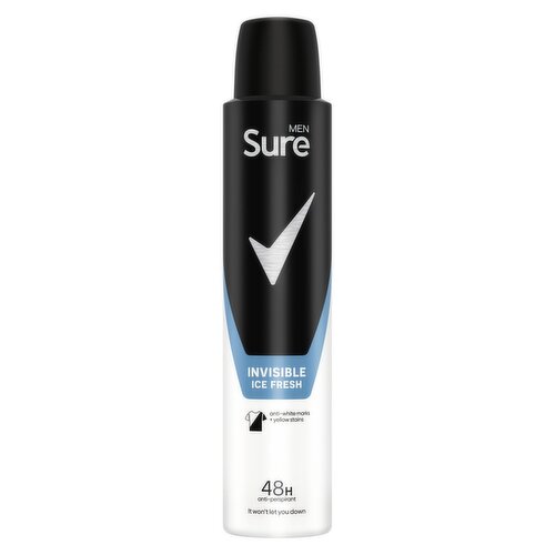 Sure For Men Ice Fresh Invisible 48 Hour Antiperspirant (200 ml)