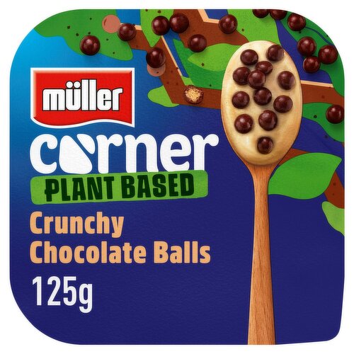 Muller Corner Crunchy Chocolate Balls Plant Based Yogurt (136 g)