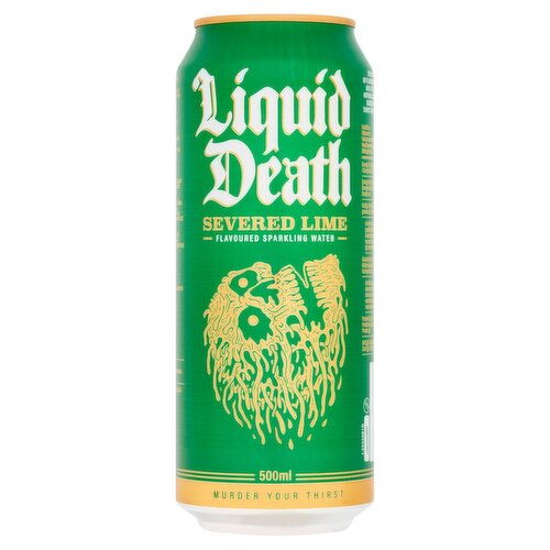 Liquid Death Severed Lime Sparkling Water Can (500 ml)
