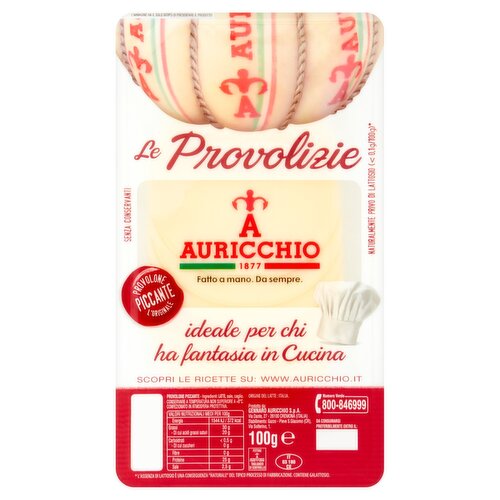 Auricchio Sliced Provolone Piccante Cheese (100 g)