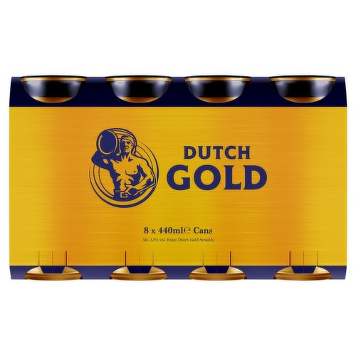 Dutch Gold Can 8 Pack (440 ml)