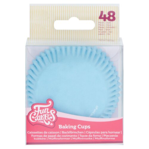 FunCakes Light Blue Baking Cups 48 Pack (1 Piece)