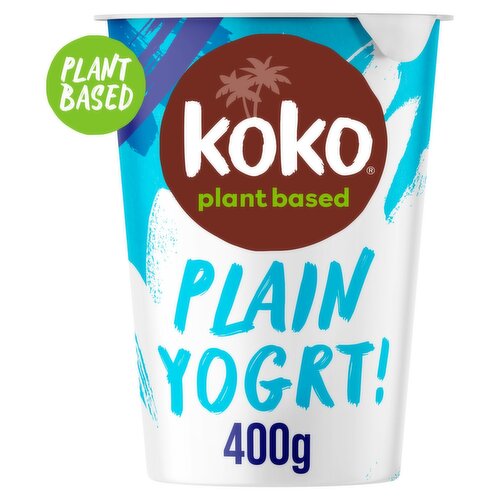 Koko Plain Plant Based Yogurt (400 g)