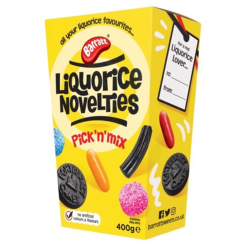 Barratt Liquorice Novelties Pick n Mix Carton (400 g)