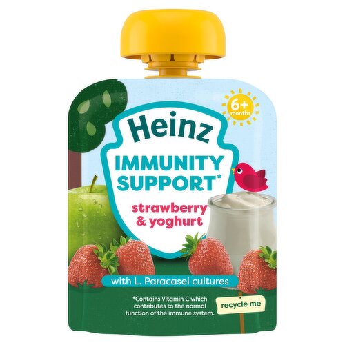 Heinz Immunity Support Strawberry & Yoghurt Fruit Pouch 6+ Months (85 g)