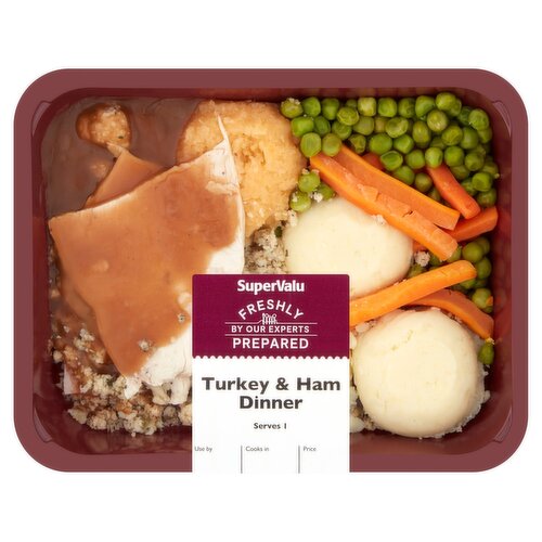 SuperValu Freshly Prepared Turkey & Ham Dinner (600 g)