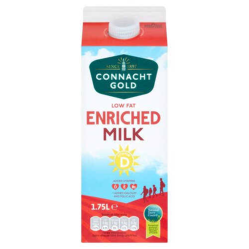 Connacht Gold Low Fat Enriched Milk Carton (1.75 L)