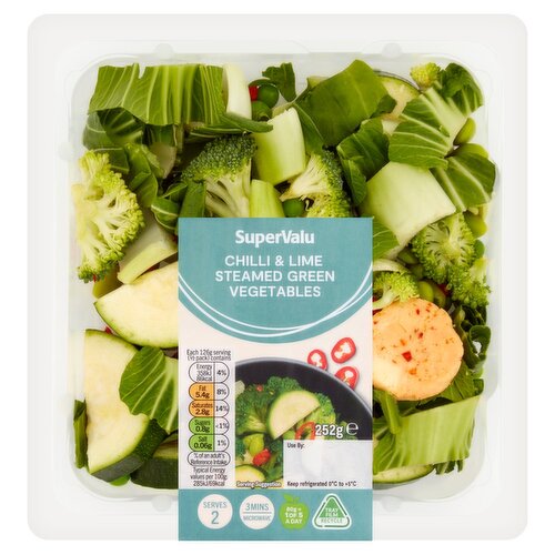 SuperValu Chilli & Lime Steamed Green Vegetables (252 g)