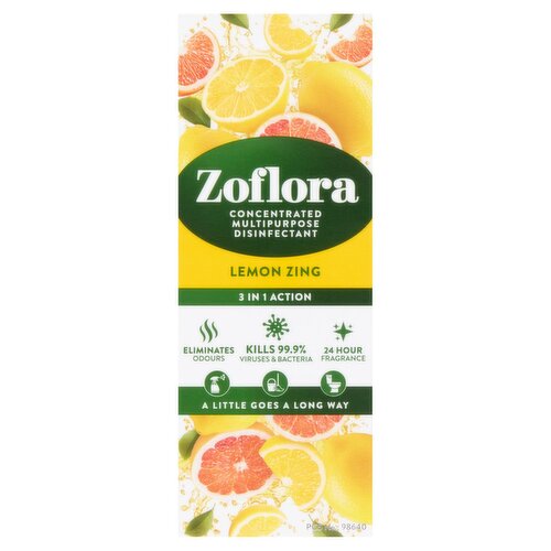 Zoflora Lemon Zing Disinfectant (120 ml)