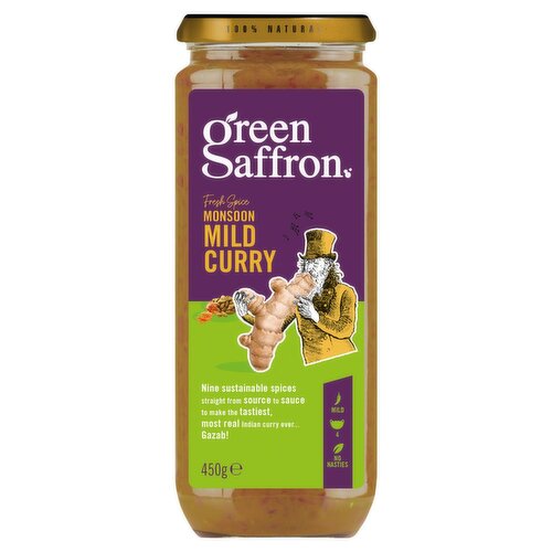 Green Saffron Mild Curry Sauce (450 ml)