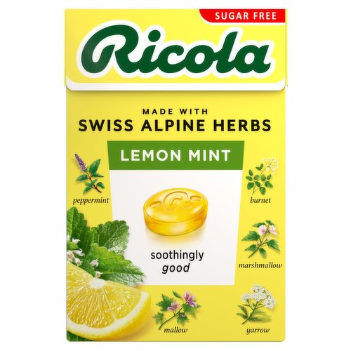 Ricola Refreshing Lemon Mint Sugar Free Herbal Sweets (45 g)