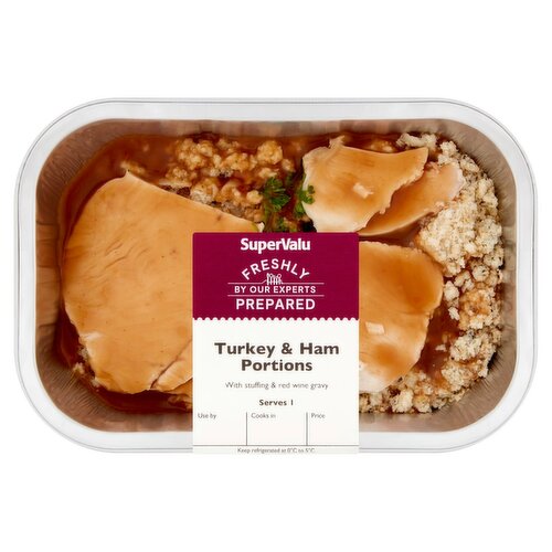 SuperValu Freshly Prepared Turkey & Ham Portions (450 g)