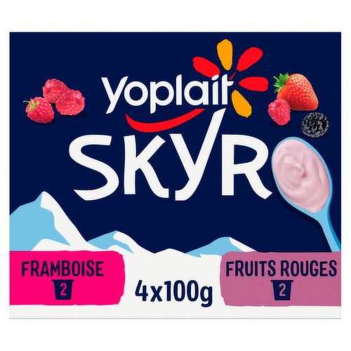 Yoplait Skyr Raspberry & Red Fruits 4 pk (100 g)