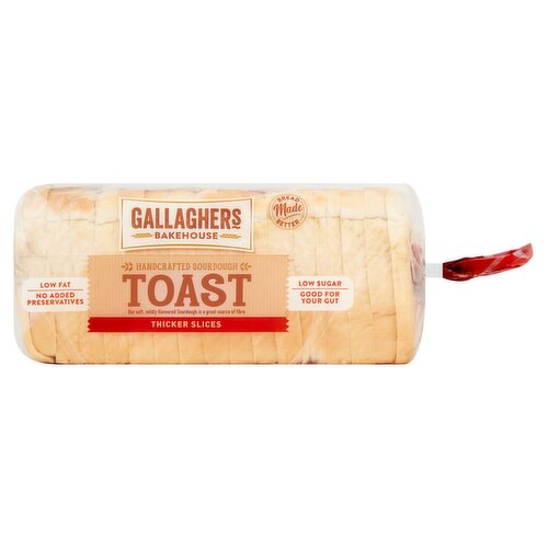 Gallaghers Bakehouse White Thicker Slices Toast (770 g)