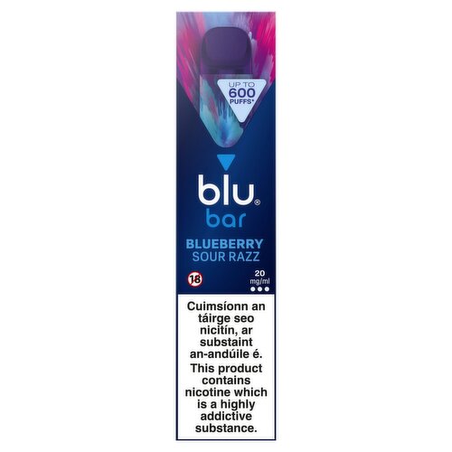 Blu Bar Blueberry Sour Razz 20mg (1 Piece)