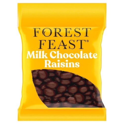 Forest Feast Milk Chocolate Raisins Bag (65 g) Storefront EN