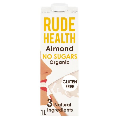 Rude Health Organic No Sugars Almond Drink (1 L)