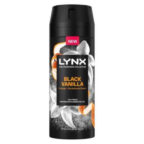 Lynx Black Vanilla Body Spray (150 ml)