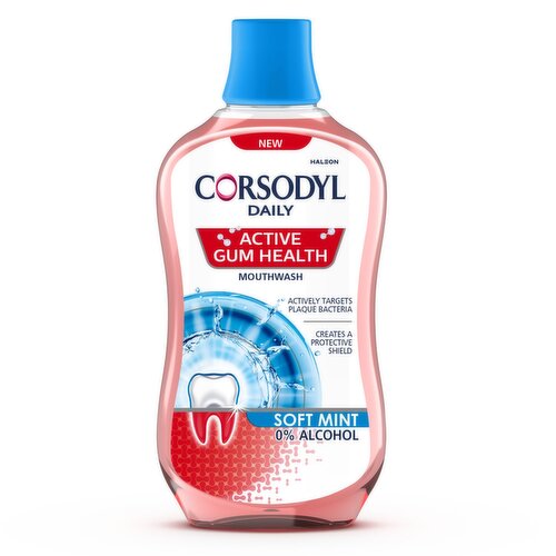 Corsodyl Active Gum Repair Soft Mint (500 ml)