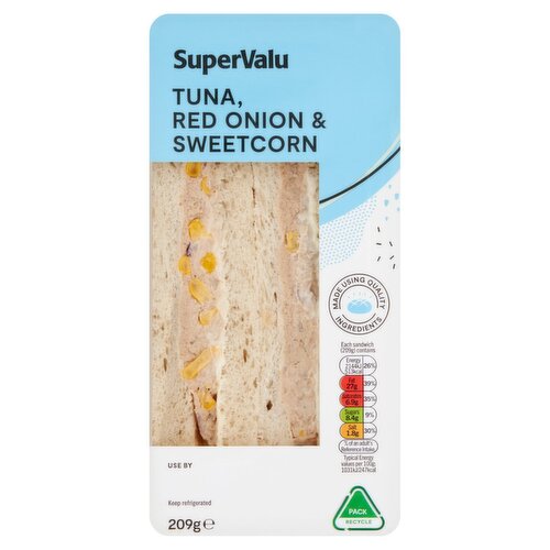 SuperValu Tuna Red Onion & Sweetcorn Deep Filled Sandwich (209 g)