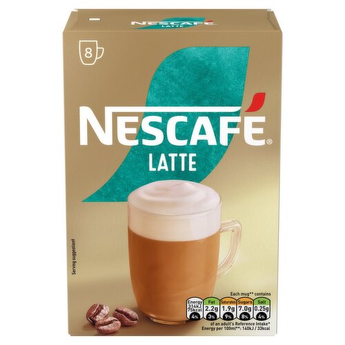 Nescafe Latte 8 Sachets (144 g)