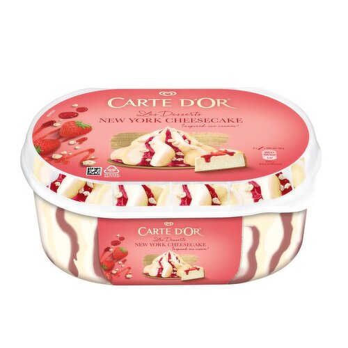 Carte D'Or New York Cheesecake Ice Cream (825 ml)