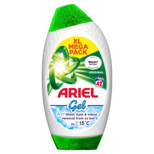 Ariel Gel 42 Wash XL Mega Pack (1.386 L)