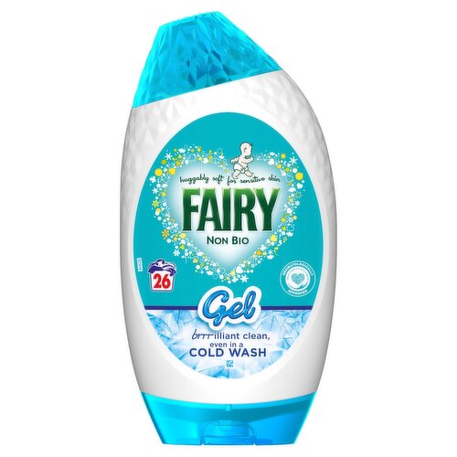 Fairy Non Bio Detergent Gel 26 Wash (858 ml)