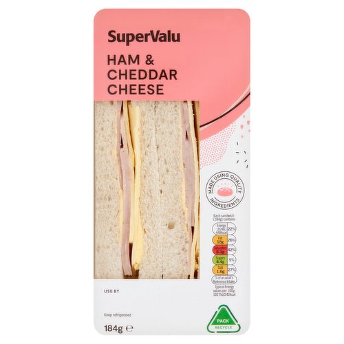 SuperValu Ham and Cheese Deep Filled Sandwich (184 g)