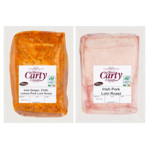 Oliver Carty & Family Pork Loin/Ginger, Chilli & Lemon Pork Loin MIxed Case (1 kg)