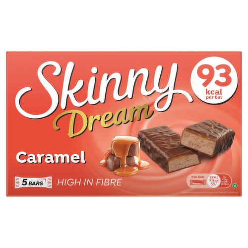Skinny Dream Chocolate Caramel Bar 5 Pack (24 g)