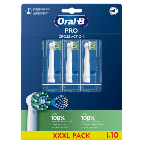 Oral-B Cross Action Refill Heads (10 Piece)