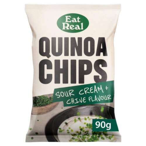 Eat Real Sour Cream & Chive Quinoa Chips (90 g)