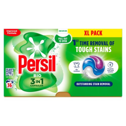 Persil Bio 3in1 Capsules 36 Wash XL Pack (36 Piece)