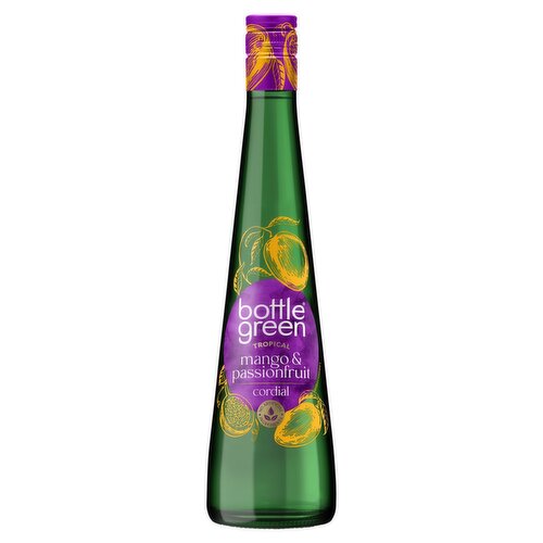 Bottlegreen Mango & Passionfruit Cordial Bottle (500 ml)