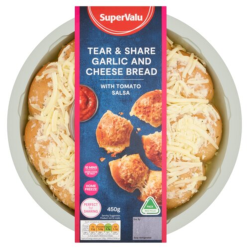 SuperValu Tear & Share Garlic and Cheese Bread with Tomato Salsa (450 g)